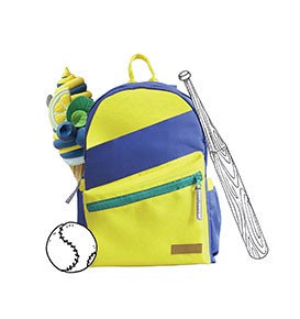 Backpack BFD19B – Blue Yellow